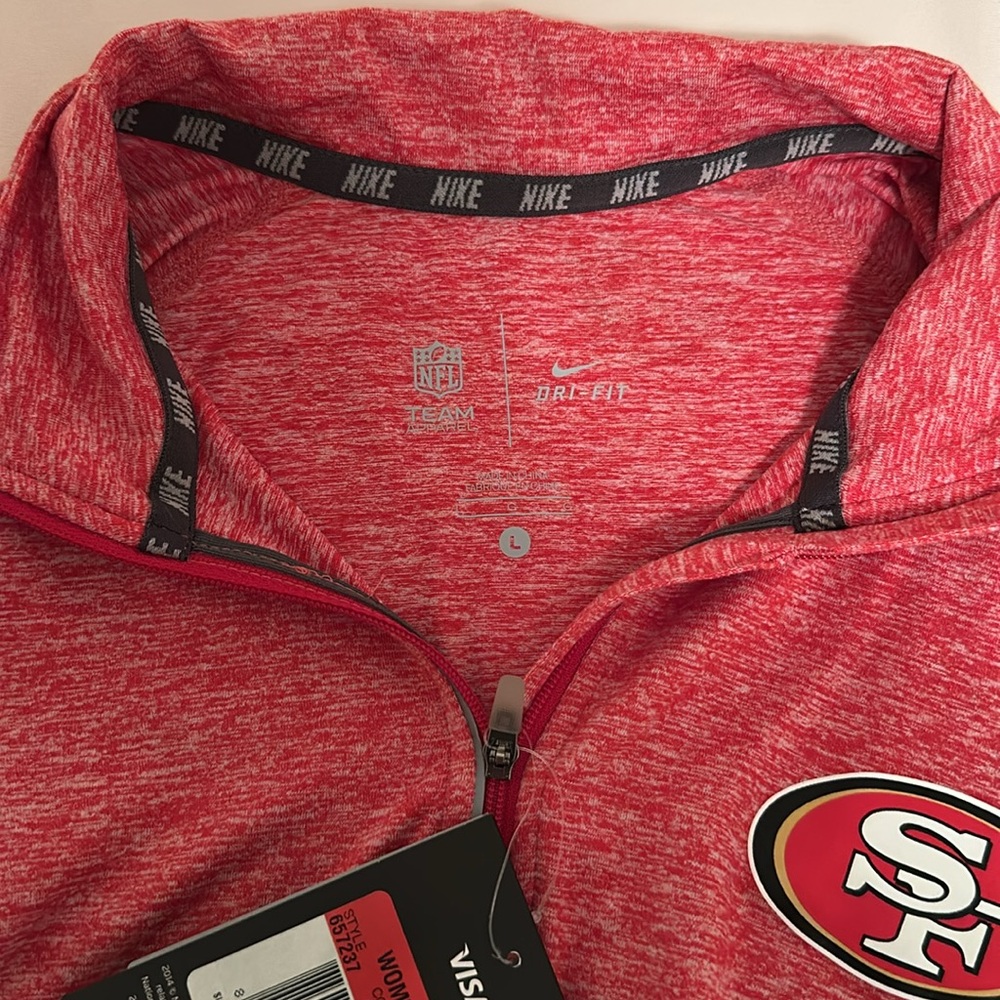 NWT Nike Red Long Sleeve 49er Women's Tee - Picture 15 of 17